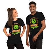 Pickleball T-Shirt - Pickle Ball Sport Outfit, Clothes For Men & Women - Gifts for Pickleball Players - Stay Out Of The Kitchen Tee - Black, Unisex