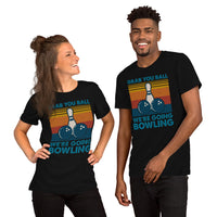 Men's & Women's Bowler T-Shirt, Outfit - Bowling Alley Themed Party Favors - Gifts for Bowlers - Grab Your Ball We're Going Bowling Tee - Black, Unisex