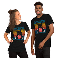 Men's & Women's Bowler T-Shirt, Outfit - Bowling Alley Themed Party Favors - Presents, Gifts for Bowlers - I Bowl And I Know Things Tee - Black, Unisex