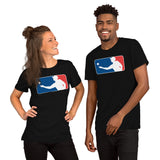 Cornhole T-Shirt - Corn Hole Bags & Board, Bean Bag Toss, Outdoor Yard & Backyard Party Games Gift & Outfit - Patriotic 4th July Tee - Black, Unisex