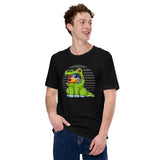 Heeler Dog Themed Clothes & Attire - Dinosaur Costume T-Shirt - Funny Canine Tee Shirt & Outfit For Humans - Gifts for Dog Lovers - Black