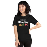 Goldendoodle Dog Themed Clothes & Attire - Canine Tee Shirts For Humans - Gifts for Dog Moms & Lovers - I'm A Simple Woman T-Shirt - Black