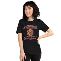 German Shepherd Dog Themed Clothes - Gifts for GSD K9 Dog Lovers - Funny Canine Tee Shirts For Humans - A Girl's Best Friend T-Shirt - Black