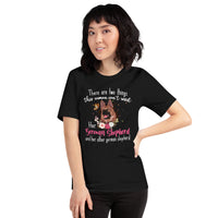 German Shepherd Dog Themed Clothes - Gifts for GSD K9 Dog Lovers - Canine Tee Shirts For Humans - Things A Woman Can't Resist T-Shirt - Black