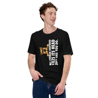 German Shepherd Dog Themed Clothes & Attire - Gifts for K9 Dog Moms, Dads & Lovers - My GSD Tilts Its Head Just Like You Do T-Shirt - Black