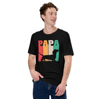 Weiner Dog Themed Clothes & Attire - Father's Day Gifts for Dog Dads & Lovers - Canine Tee Shirts For Humans - Weiner Papa T-Shirt - Black