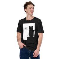 Black Cat Themed Clothes & Attire - Funny Cat Mom & Dad Tee Shirts - Presents, Gift Ideas For Cat Lovers & Owners - I Must T-Shirt - Black