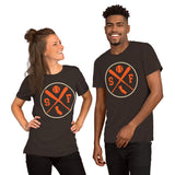 Vintage San Francisco Baseball Emblem Fanatic T-Shirt: Gift Ideas for Him & Her, Baseball Enthusiasts & Lovers - Retro Game Day Tee - Brown, Unisex