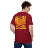 Bday & Christmas Gift Ideas for Basketball Lovers, Coach & Player - Senior Night, Game Outfit & Attire - Cleveland B-ball Fanatic Tee - Cardinal