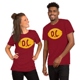 Washington D.C. Football Fanatic Vintage Graphic T-Shirt: Gift Ideas for Him & Her, Football Fans - Retro Style Game Day Shirt - Cardinal, Unisex