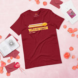 Washington Est.1932 Football Fanatic Vintage Graphic Shirt: Ideal Gifts for Him & Her, Football Fans - Retro Style Game Day Shirt - Cardinal