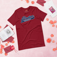Vintage Boston Baseball Fanatic Shirt: Gift Ideas for Him & Her, Baseball Lovers & Enthusiasts - Game Day Tees for Men & Women - Cardinal