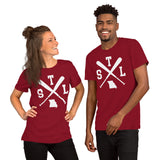 Vintage St. Louis Baseball Emblem Fanatic T-Shirt: Ideal Gifts for Him & Her, Baseball Lovers & Enthusiasts - Retro Game Day Shirt - Cardinal, Unisex