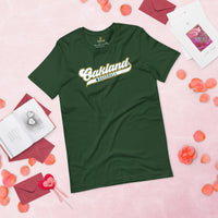 Vintage Oakland Baseball Fanatic Shirt: Ideal Gifts for Him & Her, Baseball Lovers & Enthusiasts - Retro Style Game Day Shirt - Forest