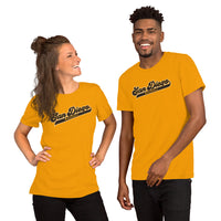 Vintage San Diego Baseball Fanatic Shirt: Gift Ideas for Him & Her, Baseball Lovers & Enthusiasts - Retro Style Game Day Shirt - Gold, Unisex