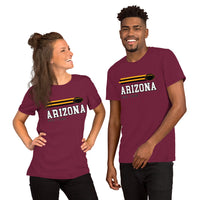 Arizona Est.1898 Football Fanatic Vintage Graphic Shirt: Ideal Gifts for Him & Her, Football Fans - Retro Style Game Day Shirt - Maroon, Unisex