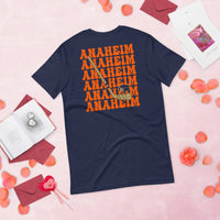 CA T-Shirt - California T-Shirt - Game Day Shirt - Ice Hockey Shirt - Vintage Hockey Shirt - Gift for Hockey Player & Lover - Anaheim Shirt - Navy, Back