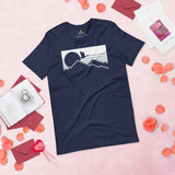 Upland Hunting Shirt - Presents, Gift Ideas for Bird Lovers, Hunters, Birdwatchers, Birders - Silly Goose & Duck Shirt - Mallard T-Shirt - Navy