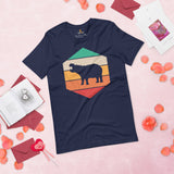 Hippo T-Shirt - Presents, Gift Ideas for Outdoorsmen, Hunters, Nature & Animal Lovers - Safari Squad Shirt - Vintage Hippopotamus T-Shirt - Navy