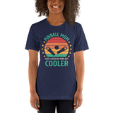 Christmas & Mother's Day Gaming Gift for Her, A Typical Gamer - Arcade Video Game Tee - Pinball Mom Like A Regular Mom But Cooler Shirt - Navy