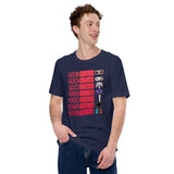 Video Game T-Shirt - Christmas Gaming Gift Ideas For Him & Her, A Typical Gamer & Video Game Lovers - History of Gamepads Shirt - Navy