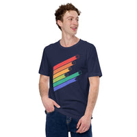DnD & RPG Games T-Shirt - Christmas Gaming Gift Ideas for Him & Her, Typical Gamers & Game Lovers - Retro D&D Dices Aesthetic Shirt - Navy