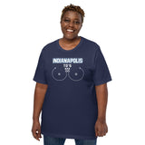 Indianapolis TD's T-Shirt - Funny Football Fanatic Shirt: Ideal Gifts for Football Moms, Fans & Supporters - Sarcastic Game Day Shirt - Navy, Plus Size