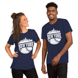 Vintage Minnesota Skyline Baseball Fanatic Shirt: Gift Ideas for Him & Her, Baseball Lovers & Enthusiasts - Retro Style Game Day Shirt - Navy, Unisex