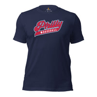 Vintage Philadelphia Baseball Fanatic Shirt: Gift Ideas for Him & Her, Baseball Lovers & Enthusiasts - Retro Style Game Day Shirt - Navy
