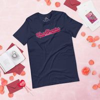 Vintage Los Angeles Baseball Fanatic Shirt: Ideal Gifts for Him & Her, Baseball Lovers & Enthusiasts - Retro Style Game Day Shirt - Navy