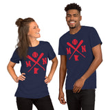 Vintage Minnesota Baseball Emblem Fanatic T-Shirt: Ideal Gifts for Him & Her, Baseball Lovers & Enthusiasts - Retro Game Day Shirt - Navy, Unisex