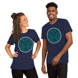 Vintage Seattle Baseball Emblem Fanatic T-Shirt: Gift Ideas for Him & Her, Baseball Lovers & Enthusiasts - Retro Style Game Day Shirt - Navy, Unisex