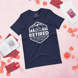Biking Shirt - Cyclist Shirt - Retirement Presents for Cyclists, Bike Riders - Funny Cycling T-Shirt - Full-Time Cyclist Since 2023 T-Shirt - Navy