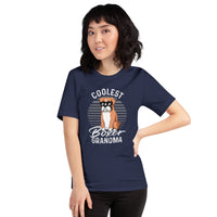 Boxer Dog Themed Clothes & Attire - Funny Canine Tee Shirts & Outfit For Humans - Gifts for Dog Lovers - Coolest Boxer Grandma T-Shirt - Navy