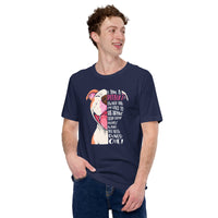 Pit Bull Dog Themed Clothes - Gifts for Bully Dog Moms, Dads & Lovers - Funny Canine Tee Shirts For Humans - I'm A Pitbull Owner Shirt - Navy