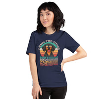 Weiner Dog Themed Clothes & Attire - Gifts for Dachshund Dog Lovers - Funny Canine Tee Shirts For Humans - Aunt And Weiner Mom T-Shirt - Navy