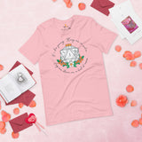 Funny DnD & RPG Games T-Shirt - Xmas Gaming Gift Ideas for Her, Typical Gamers & Game Lovers - If I Die Young Bury Me In Satin Shirt - Pink