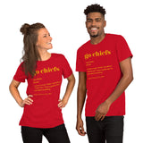 Kansas City Football Fanatic Vintage Graphic T-Shirt: Ideal Gifts for Football Fans - Game Day Shirt - Funny Go Chiefs Definition Shirt - Red, Unisex