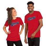 Vintage Atlanta Baseball Fanatic Shirt: Gift Ideas for Him & Her, Baseball Lovers & Enthusiasts - Game Day Tees for Men & Women - Red, Unisex