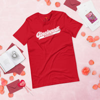 Vintage Cincinnati Baseball Fanatic Shirt: Gift Ideas for Him & Her, Baseball Lovers & Enthusiasts - Game Day Tees for Men & Women - Red