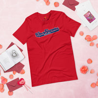 Vintage Los Anngeles Baseball Fanatic Shirt: Gift Ideas for Him & Her, Baseball Lovers & Enthusiasts - Game Day Tees for Men & Women - Red