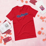 Vintage Los Anngeles Baseball Fanatic Shirt: Gift Ideas for Him & Her, Baseball Lovers & Enthusiasts - Game Day Tees for Men & Women - Red