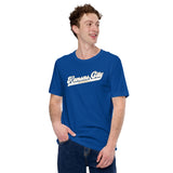 Vintage Kansas City Baseball Fanatic Shirt: Gift Ideas for Him & Her, Baseball Lovers & Enthusiasts - Game Day Tees for Men & Women - True Royal
