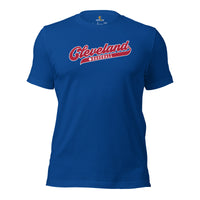 Vintage Cleveland Baseball Fanatic Shirt: Ideal Gifts for Him & Her, Baseball Lovers & Enthusiasts - Retro Style Game Day Shirt - True Royal