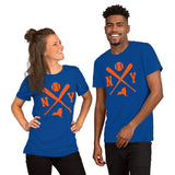 Vintage New York Baseball Emblem Fanatic T-Shirt: Ideal Gifts for Him & Her, Baseball Lovers & Enthusiasts - Retro Game Day Shirt - True Royal, Unisex