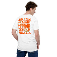 CA T-Shirt - California T-Shirt - Game Day Shirt - Ice Hockey Shirt - Vintage Hockey Shirt - Gift for Hockey Player & Lover - Anaheim Shirt - White, Back