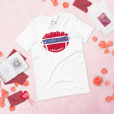 Tennessee Skyline Football Fanatic Vintage Graphic T-Shirt: Ideal Gift for Him & Her, Football Fans - Retro Style Game Day Tee - White