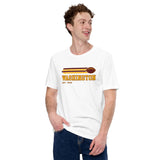 Washington Est.1932 Football Fanatic Vintage Graphic Shirt: Ideal Gifts for Him & Her, Football Fans - Game Day Tee - White