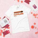 Cleveland, Ohio Football Fanatic Vintage Graphic Shirt: Ideal Gifts for Him & Her, Football Fans - Game Day Shirt - White