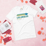 Los Angeles, California Football Fanatic Vintage Graphic Shirt - Game Day Shirt - Gifts for Him & Her, Football Fans - White